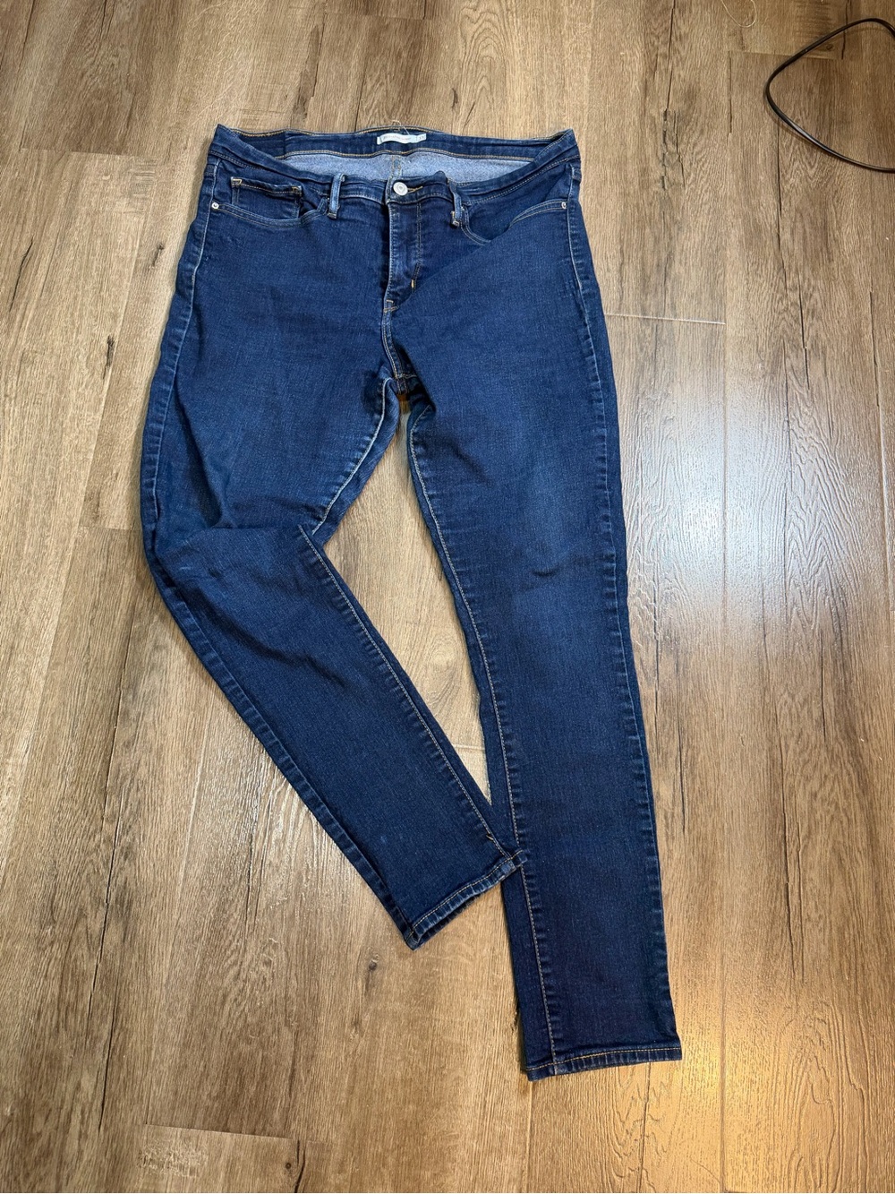 Dark Blue Women's Skinny Jeans - Unbranded